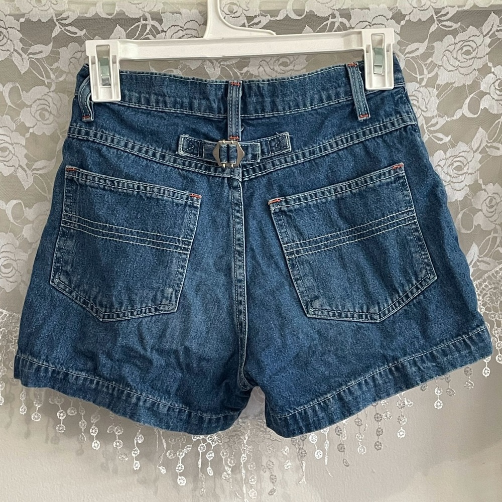 Vintage Back Cinch Jean Shorts